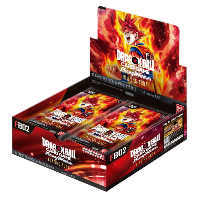 Dragon Ball Super Card Game: Fusion World Blazing Aura Booster Box (FB02)