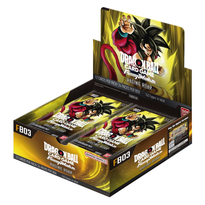 Dragon Ball Super Card Game: Fusion World Raging Roar Booster Box (FB03)