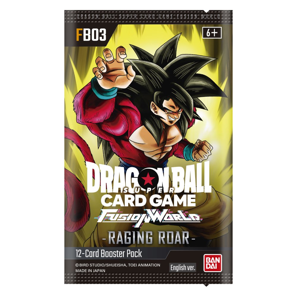 Dragon Ball Super Card Game: Fusion World Raging Roar Booster Box (FB03)