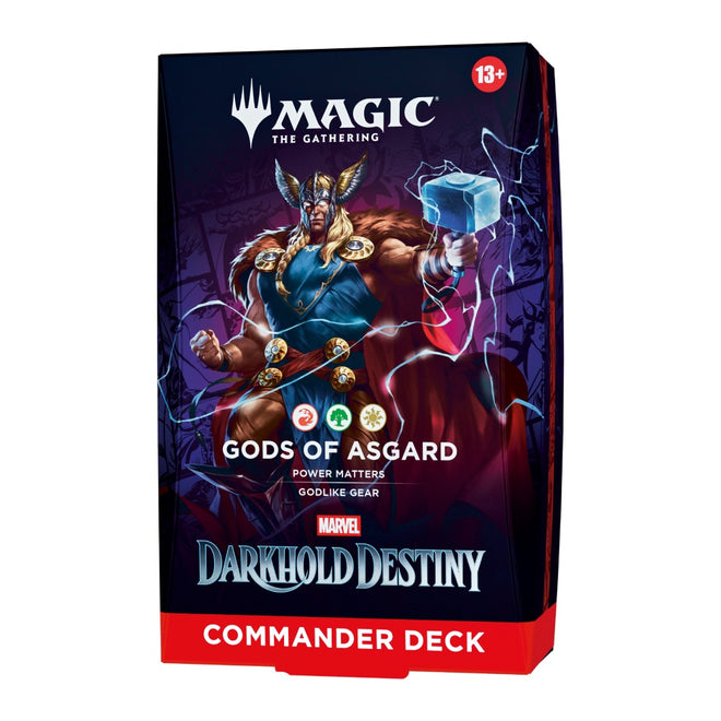 Magic: The Gathering – Marvel: Darkhold Destiny Commander Deck: Gods of Asgard — main product image