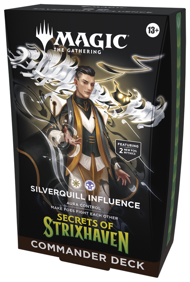 Magic: The Gathering – Secrets of Strixhaven Commander Deck: Silverquill Influence — main product image