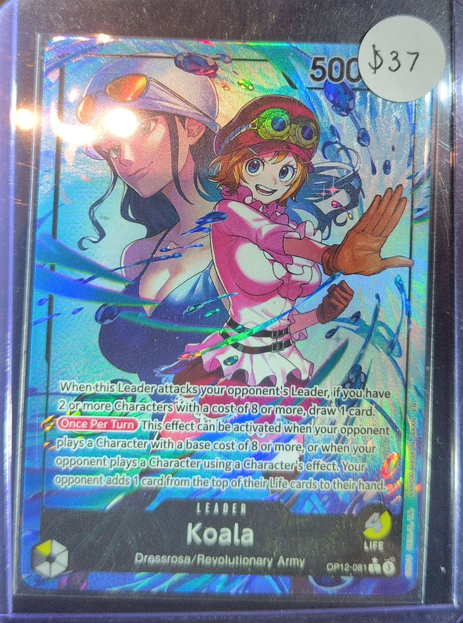 One Piece Card Game: Koala (Alternate Art) (OP12-081) — photo of the actual card