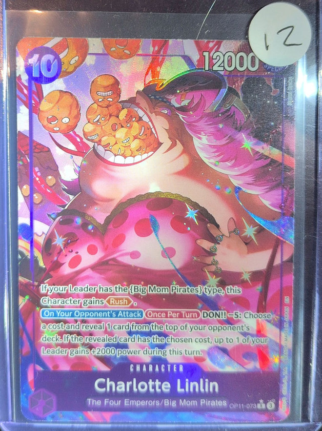 One Piece Card Game: Charlotte Linlin (Alternate Art) (OP11-073) — photo of the actual card