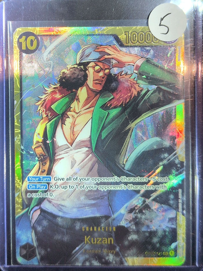 One Piece Card Game: Kuzan (OP02-121) — photo of the actual card