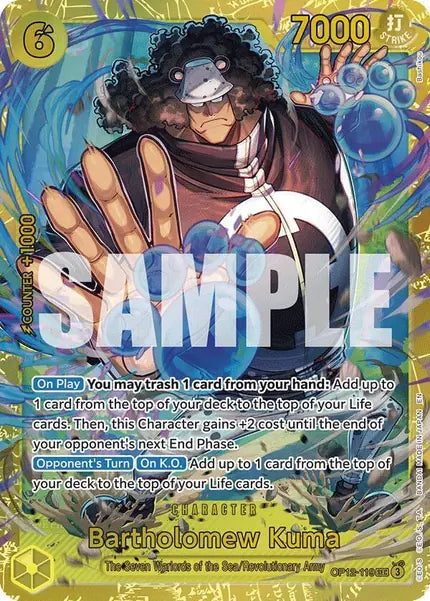 One Piece Card Game: Bartholomew Kuma (OP12-119)