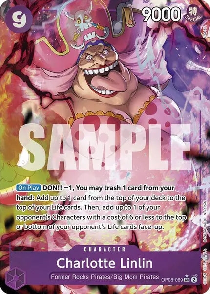 One Piece Card Game: Charlotte Linlin (Parallel) (OP08-069)