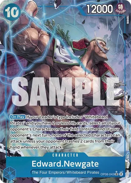 One Piece Card Game: Edward.Newgate (Parallel) (OP08-043)