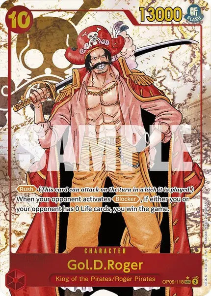 One Piece Card Game: Gol.D.Roger (Alternate Art) (OP09-118)