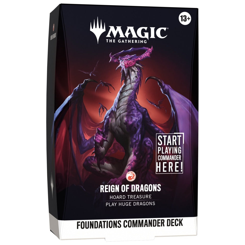 Magic: The Gathering – Foundations Commander Deck: Reign of Dragons — main product image