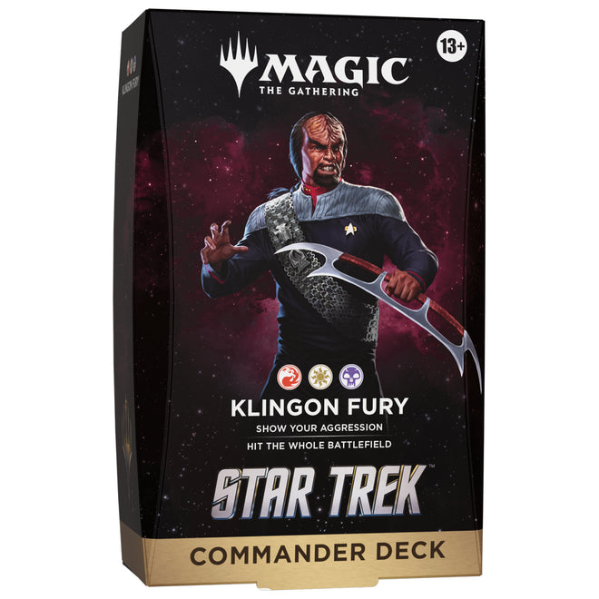 Magic: The Gathering – Star Trek Commander Deck: Klingon Fury — main product image