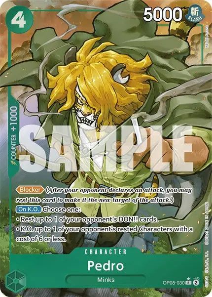 One Piece Card Game: Pedro (Parallel) (OP08-030)
