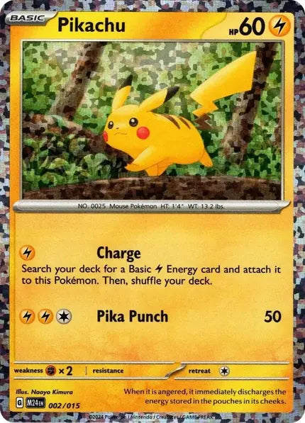 Pokémon TCG: Pikachu (002/015)