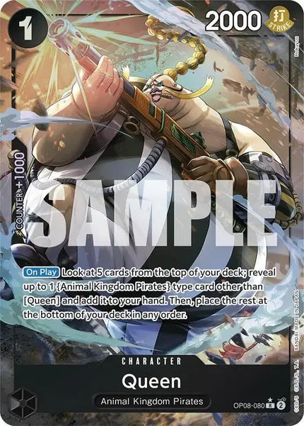One Piece Card Game: Queen (Parallel) (OP08-080)