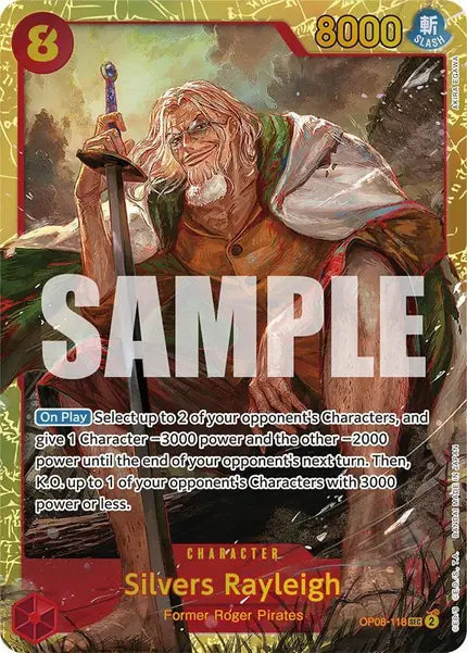 One Piece Card Game: Silvers Rayleigh (OP08-118)