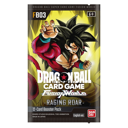 Dragon Ball Super Card Game: Fusion World Raging Roar Booster Box (FB03)