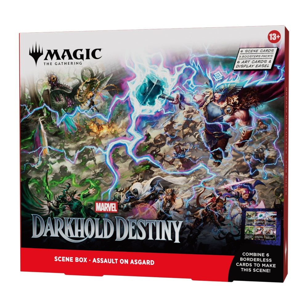 Magic: The Gathering – Marvel: Darkhold Destiny Scene Box: Assault on Asgard — main product image