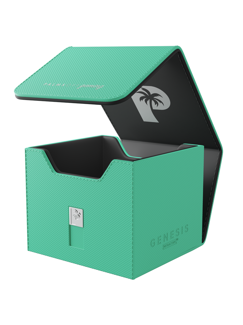 Palms Off Gaming: Genesis Deck Box – Turquoise — main product image