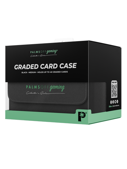 Palms Off Gaming: Collector's Series Graded Card Storage Case (Medium) – Black — product image