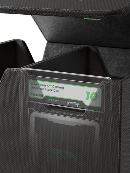 Palms Off Gaming: Collector's Series Graded Card Storage Case (Medium) – Black — product image