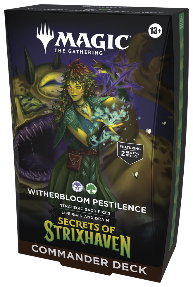 Magic: The Gathering – Secrets of Strixhaven Commander Deck: Witherbloom Pestilence — main product image