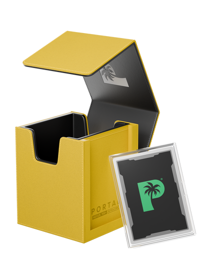 Palms Off Gaming: Portal Deck Box Nexus 100+ – Yellow — main product image