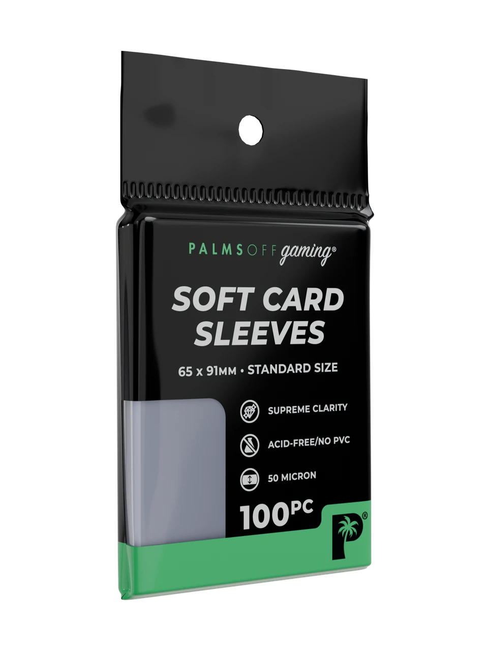 Palms Off Gaming: Soft Card Sleeves Standard Size (100 Pack) — main product image