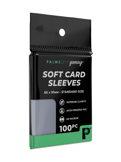 Palms Off Gaming: Soft Card Sleeves Standard Size (100 Pack) — main product image