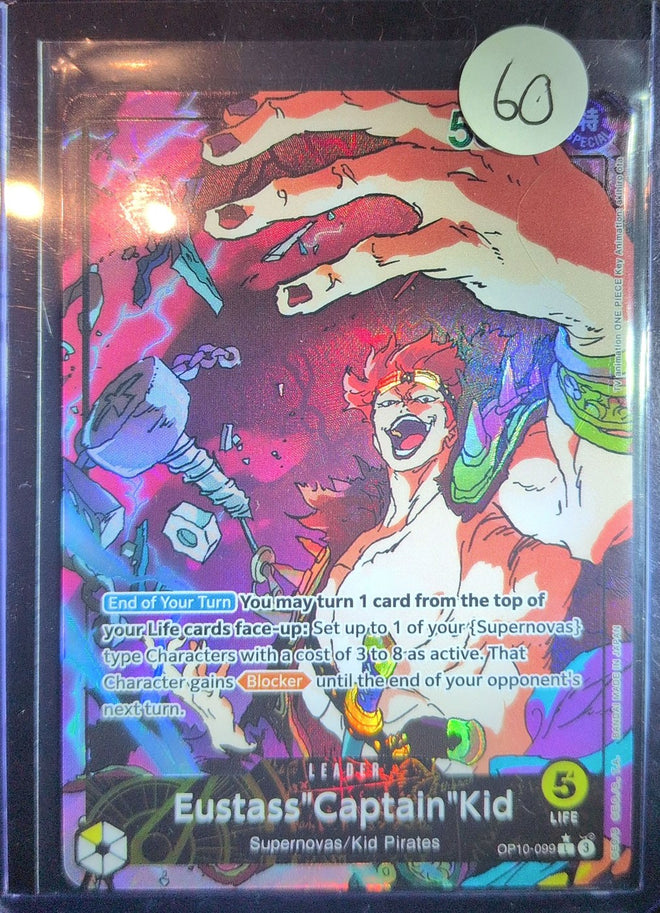 One Piece Card Game: Eustass"Captain"Kid (Parallel) (OP10-099) — photo of the actual card
