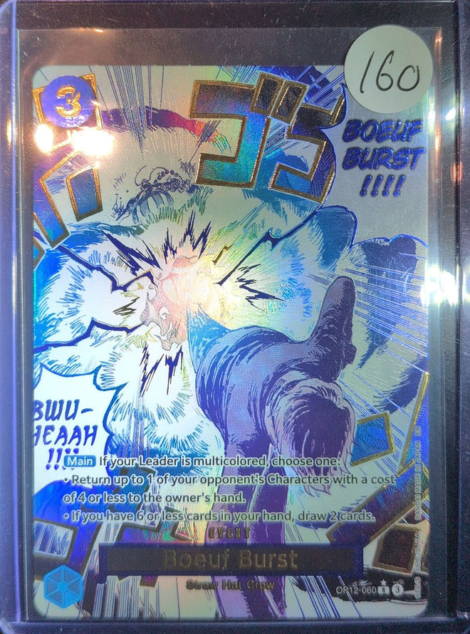 One Piece Card Game: Boeuf Burst (Alternate Art) (OP12-060) — photo of the actual card