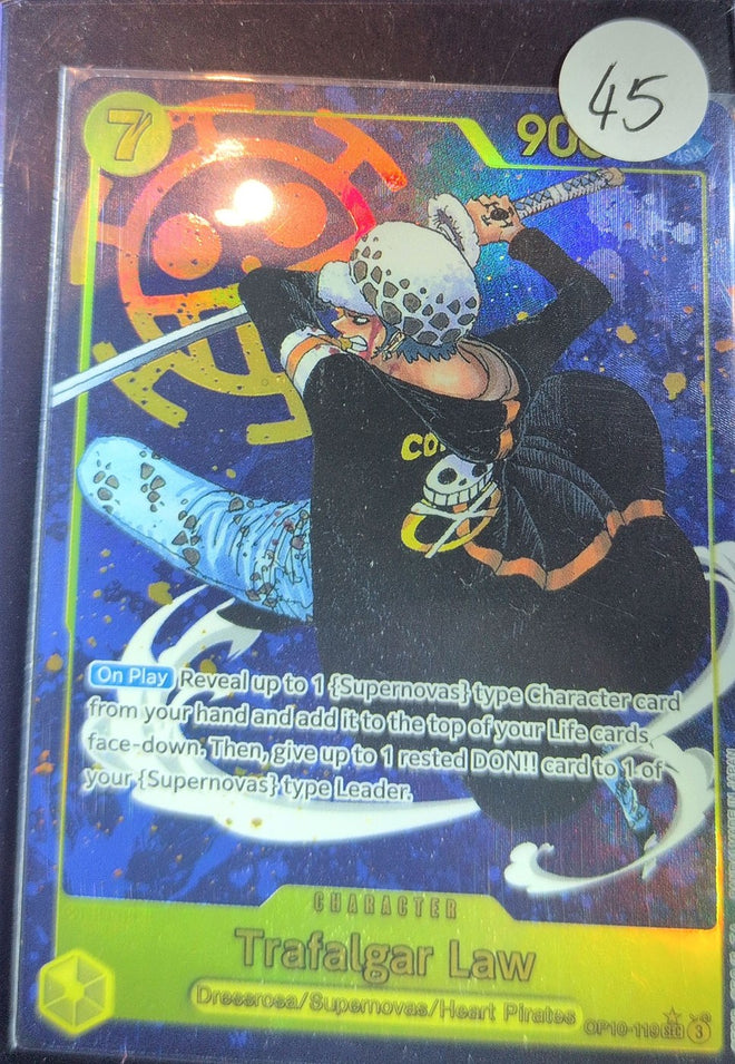One Piece Card Game: Trafalgar Law (Parallel) (OP10-119) — photo of the actual card