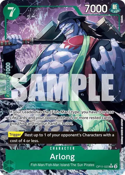 One Piece Card Game: Arlong (Alternate Art) (OP11-023)