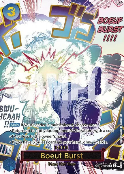 One Piece Card Game: Boeuf Burst (Alternate Art) (OP12-060)