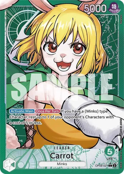 One Piece Card Game: Carrot (Parallel) (OP08-021)