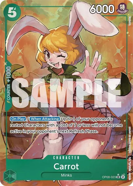 One Piece Card Game: Carrot (Parallel) (OP08-023)