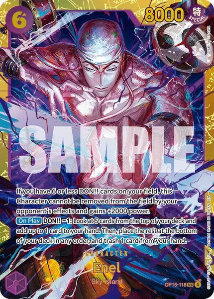 One Piece Card Game: Enel (OP15-118)