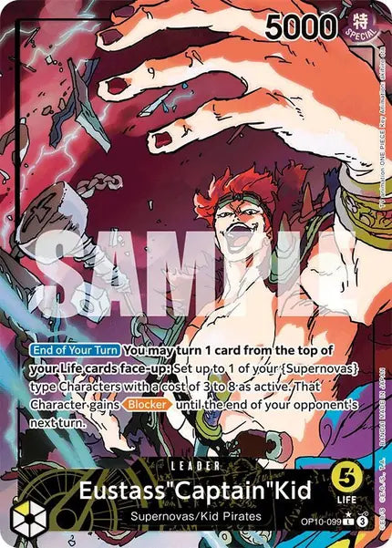 One Piece Card Game: Eustass"Captain"Kid (Parallel) (OP10-099)