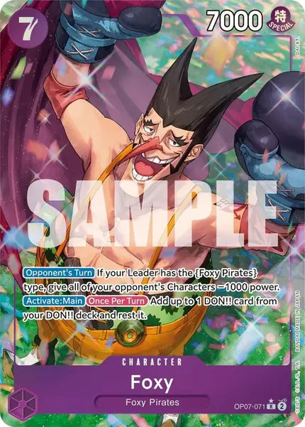 One Piece Card Game: Foxy (Parallel) (OP07-071)