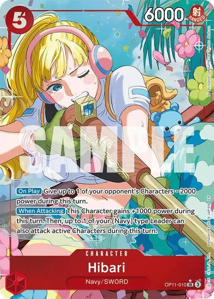 One Piece Card Game: Hibari (Alternate Art) (OP11-010)