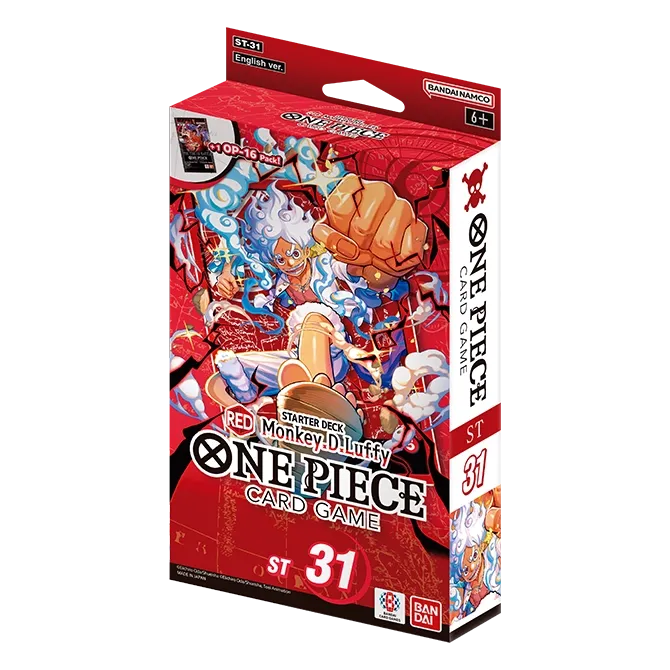 One Piece Card Game Starter Deck ST-31 Red Monkey D. Luffy — deck box front
