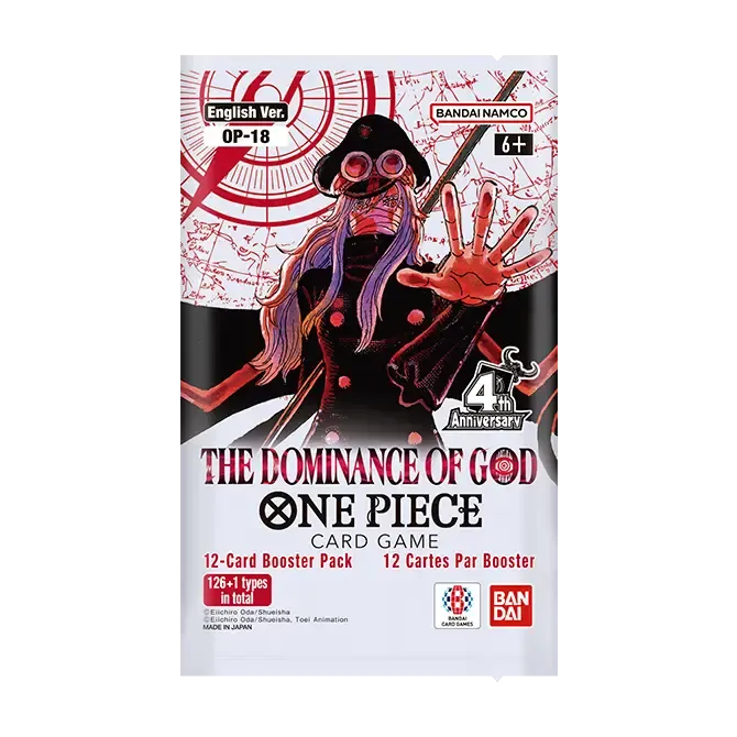 One Piece Card Game: The Dominance of God Booster Box (OP-18) (English) — booster pack
