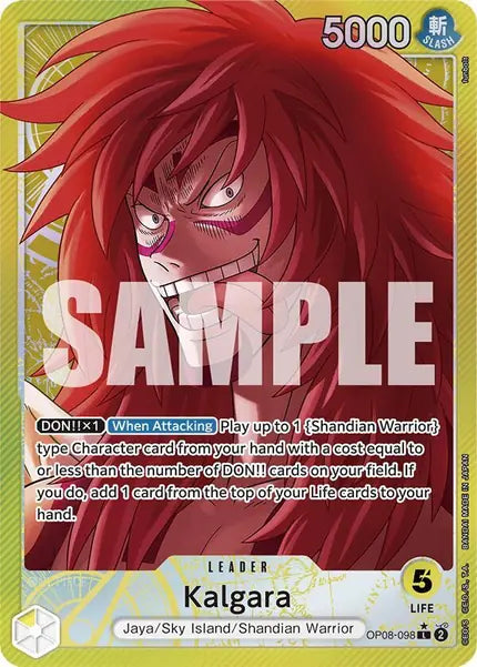 One Piece Card Game: Kalgara (Parallel) (OP08-098)