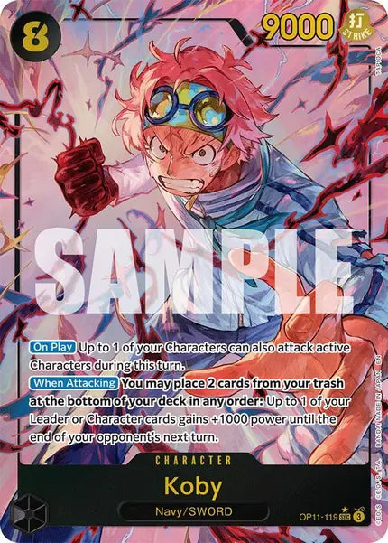 One Piece Card Game: Koby (Alternate Art) (OP11-119)