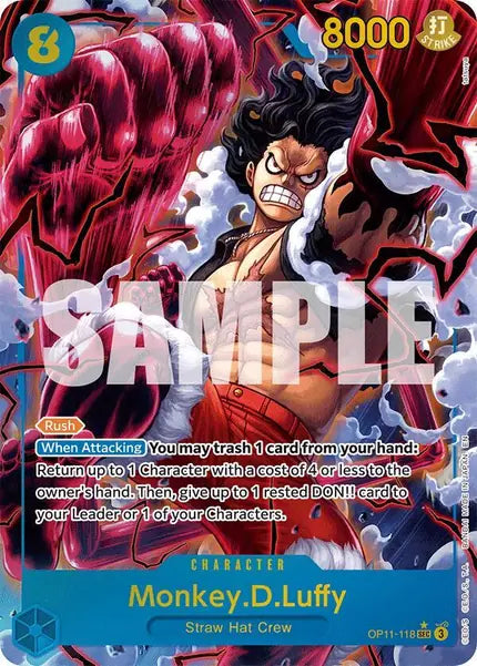 One Piece Card Game: Monkey.D.Luffy (Alternate Art) (OP11-118)