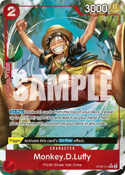 One Piece Card Game: Monkey.D.Luffy (Alternate Art) (OP06-013)