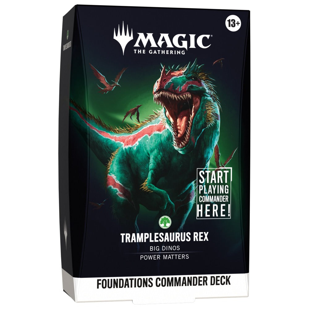 Magic: The Gathering – Foundations Commander Deck: Tramplesaurus Rex — main product image