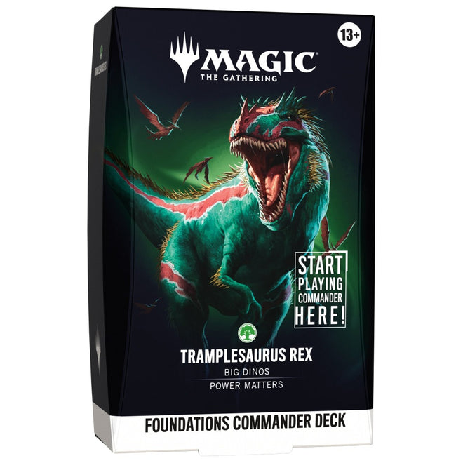 Magic: The Gathering – Foundations Commander Deck: Tramplesaurus Rex — main product image