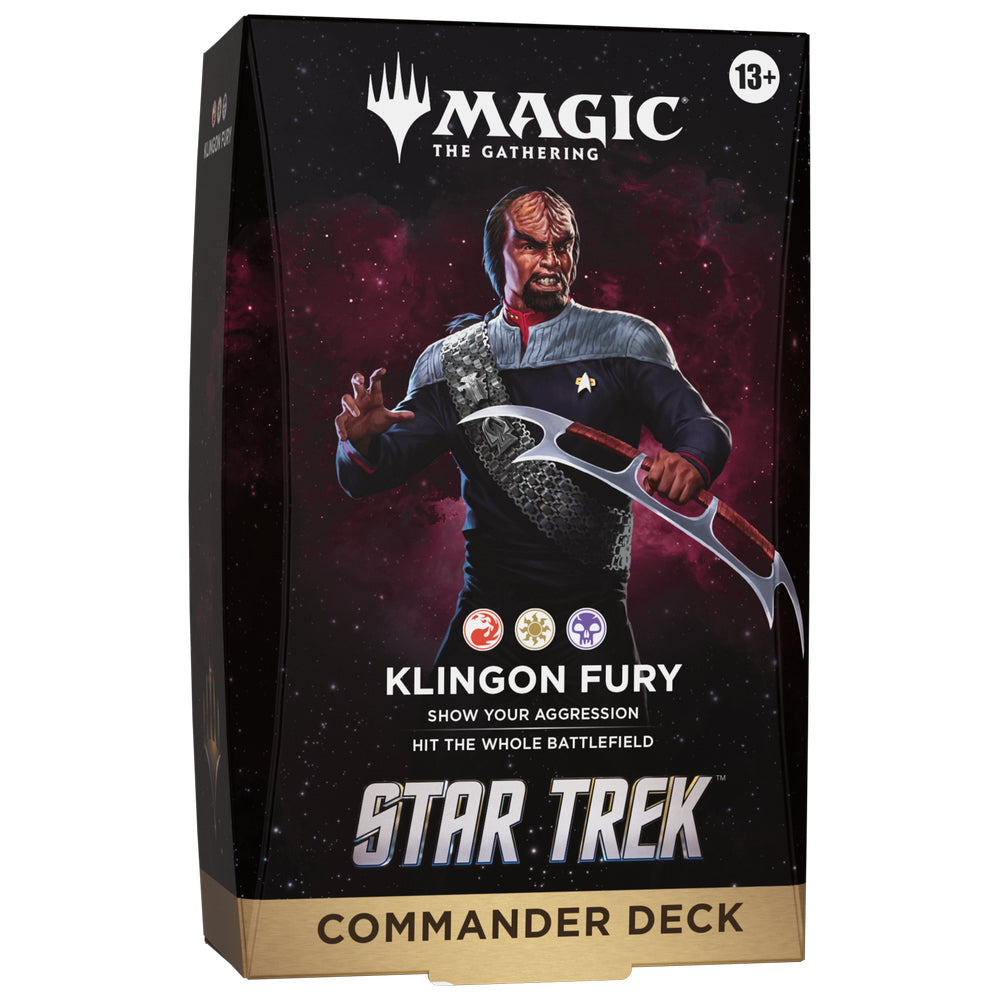 Magic: The Gathering – Star Trek Commander Deck: Klingon Fury — main product image