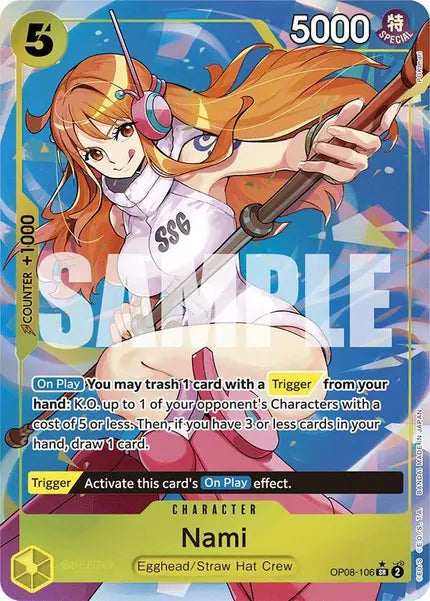 One Piece Card Game: Nami (Parallel) (OP08-106)