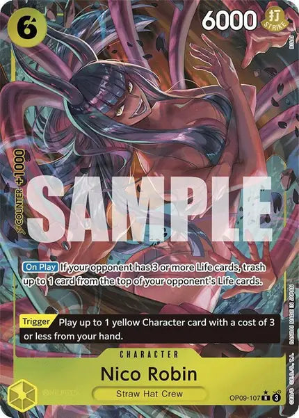 One Piece Card Game: Nico Robin (Parallel) (OP09-107)