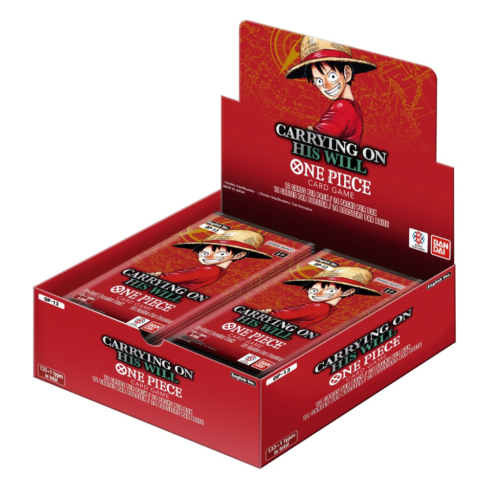 One Piece Card Game OP-13 Carrying On His Will booster display box